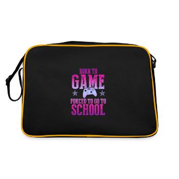 joueur scolaire - Sac Retro - noir/or - Dos