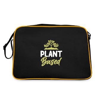 plantes végétaliennes - Sac Retro - noir/or - Dos