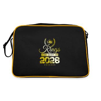 les rois naissent en 2028 - Sac Retro - noir/or - Dos