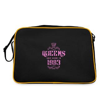 né en 1983 - Sac Retro - noir/or - Dos