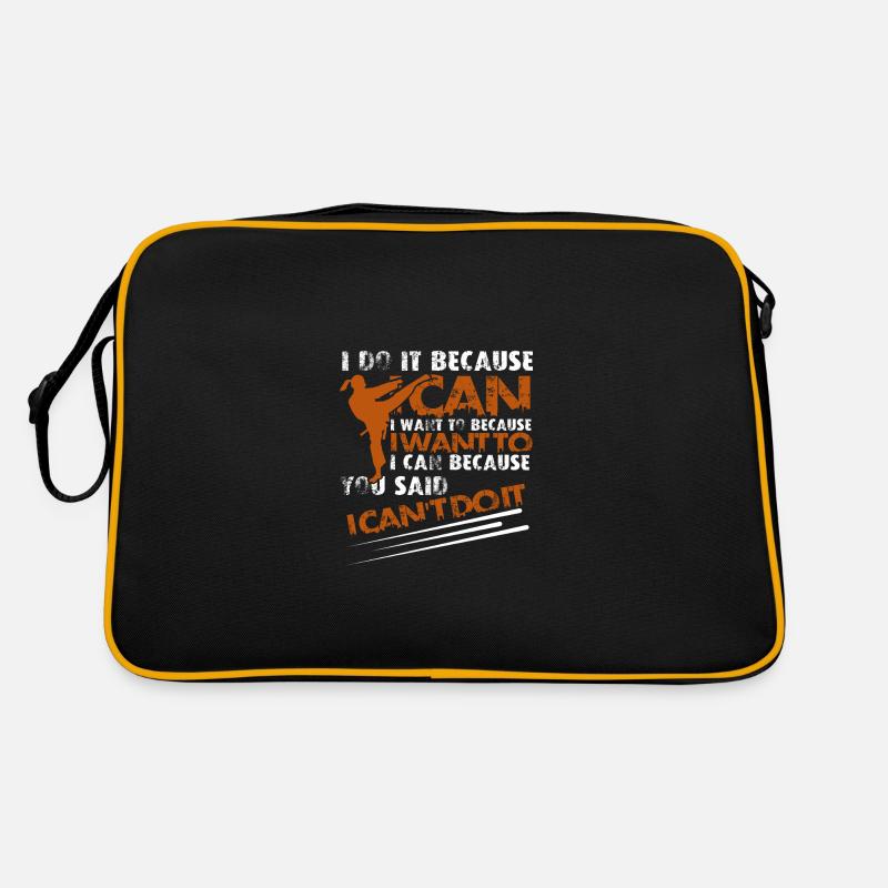 motivation Taekwondo Retro Tasche