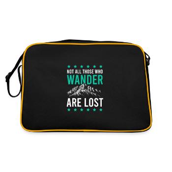 randonnée pédestre - Sac Retro - noir/or - Dos