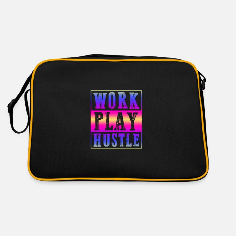 arbeit hustle Retro Tasche