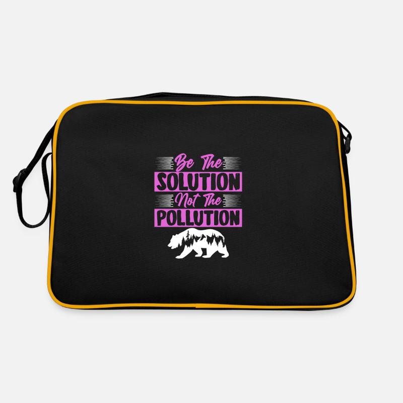 pollution de la planète Sac Retro