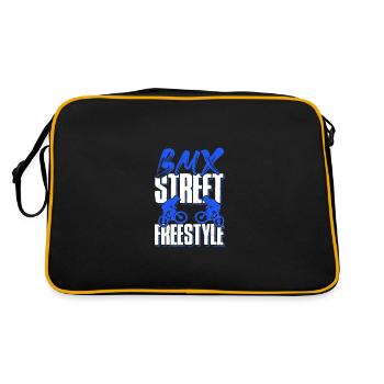 bmx freestyle - Sac Retro - noir/or - Dos