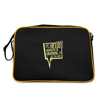 opa grand-mère bébé - Sac Retro - noir/or - Dos