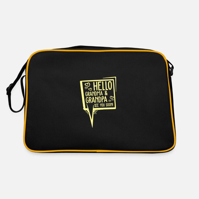 opa oma baby Retro Tasche