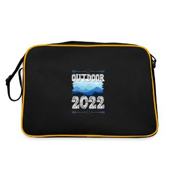 Outdoor 2022 - Retro Tasche - Schwarz/Gold - Hinten