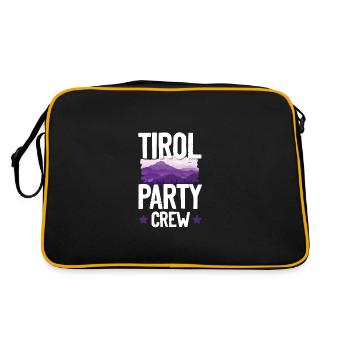 Tirol Party Crew - Sac Retro - noir/or - Dos