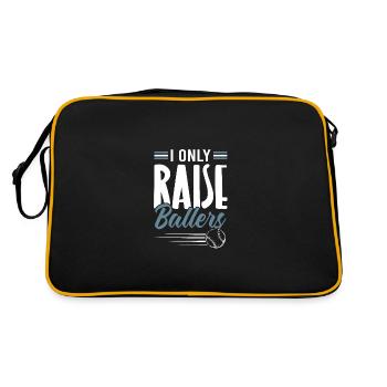 Raise Ballers Baseball - Sac Retro - noir/or - Dos