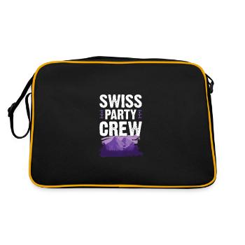 Equipage de fête suisse - Sac Retro - noir/or - Dos