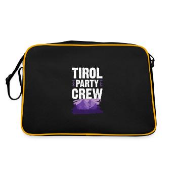Tirol Party Crew - Sac Retro - noir/or - Dos