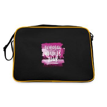 Wildlife Mädels Tour - Retro Tasche - Schwarz/Gold - Hinten