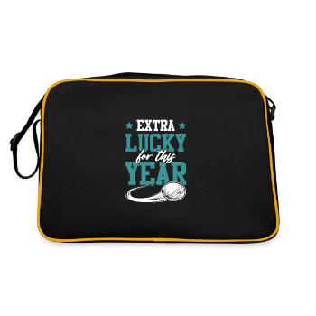 Cricket drôle de dicton - Sac Retro - noir/or - Dos