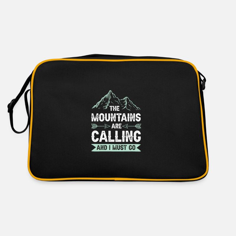 Mountains are calling Retro Tasche