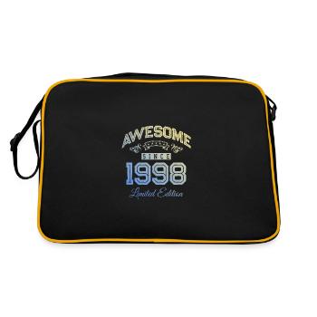 1998 awesome since - Retro Bag - black/gold - Back