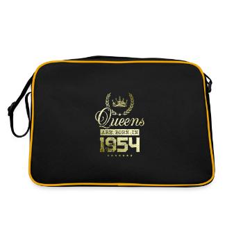 Queens born in 1954 - Retro Bag - black/gold - Back