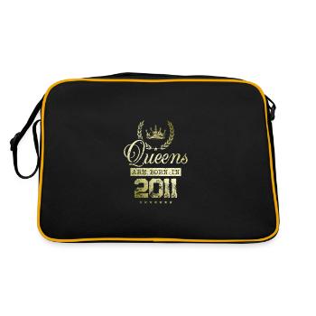 Queens born in 2011 - Retro Bag - black/gold - Back
