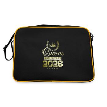 Queens nées en 2028 - Sac Retro - noir/or - Dos