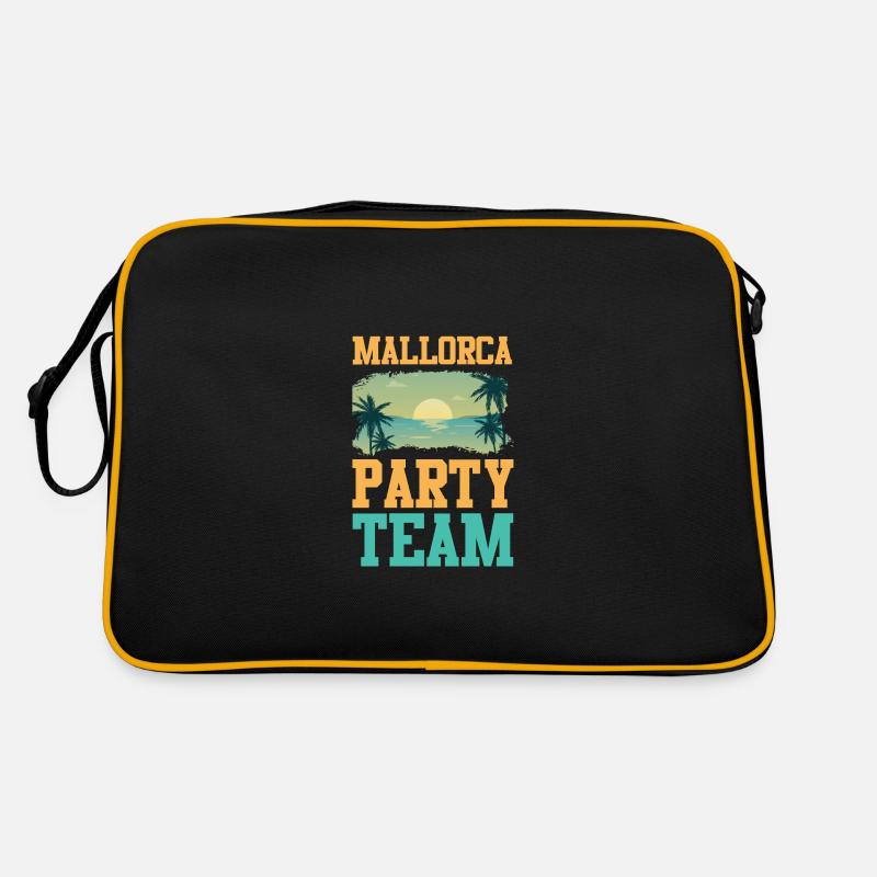 Équipe de la fête de Majorque Sac Retro