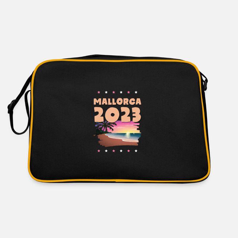Majorque 2023 - Sac Retro - noir/or
