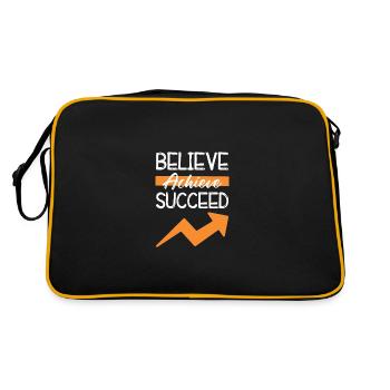 Belief in success - Retro Bag - black/gold - Back