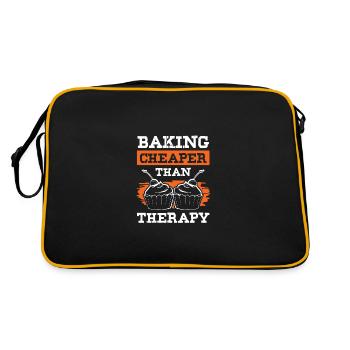 Baking Therapy - Retro Bag - black/gold - Back