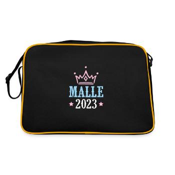 Malle 2023 - Sac Retro - noir/or - Dos