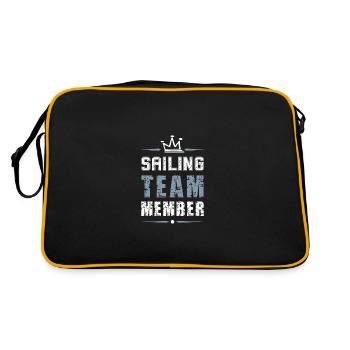 Équipe de voile - Sac Retro - noir/or - Dos