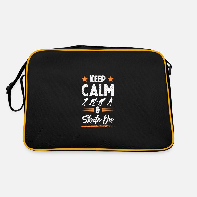 keep calm skate Retro Tasche