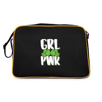 Boxe fille fille - Sac Retro - noir/or - Dos