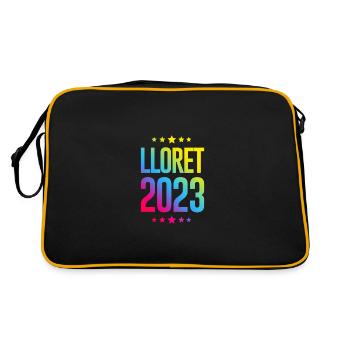 lloret de mar 2023 - Retro Bag - black/gold - Back