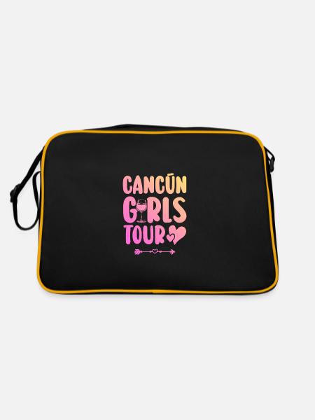 Équipe du parti de Cancun - Sac Retro - noir/or - Dos