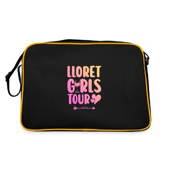 Lloret De Mar Party Team - Retro Bag - black/gold - Back