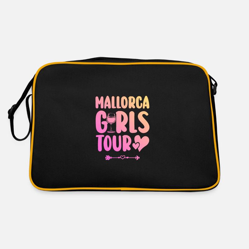 Mallorca Party Team Retro Tasche