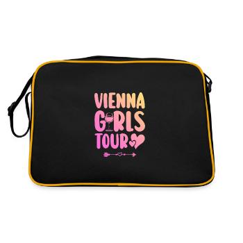 Vienna Party Team Wien - Sac Retro - noir/or - Dos