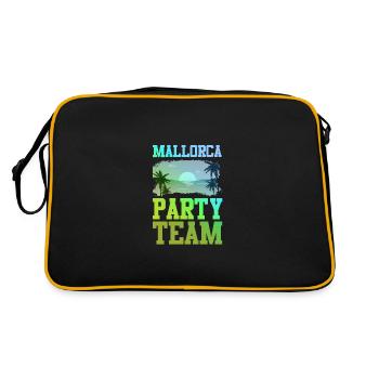 Majorque Party Team - Sac Retro - noir/or - Dos
