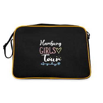 Visite des filles de Hambourg - Sac Retro - noir/or - Dos