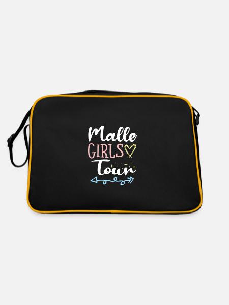 Malle Girls Tour - Retro Bag - black/gold - Back