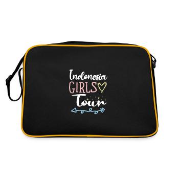Tournée des filles en Indonésie - Sac Retro - noir/or - Dos