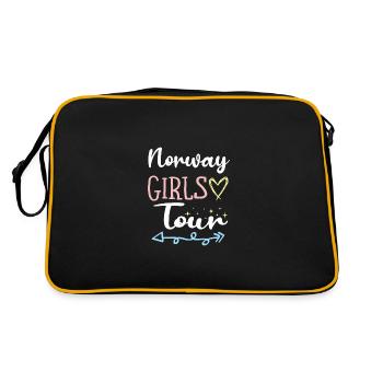 Tournée des filles en Norvège - Sac Retro - noir/or - Dos