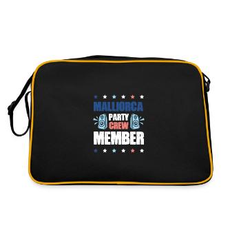 Majorque Party Crew - Sac Retro - noir/or - Dos
