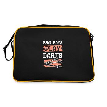 Darts Guys - Retro Bag - black/gold - Back