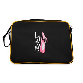 Danseur de ballet | Professeur de ballet | Ballerine - Sac Retro - noir/or - Dos