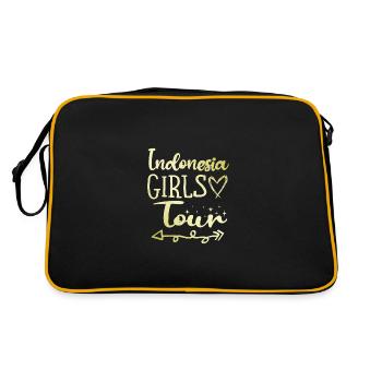 Tournée des filles en Indonésie - Sac Retro - noir/or - Dos