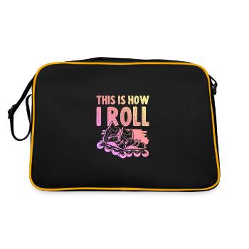 Skater inline - Retro Bag - black/gold - Back