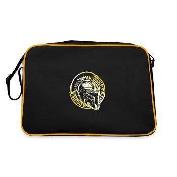 Casque Spartan Or Motivation Gladiateur - Sac Retro - noir/or - Dos