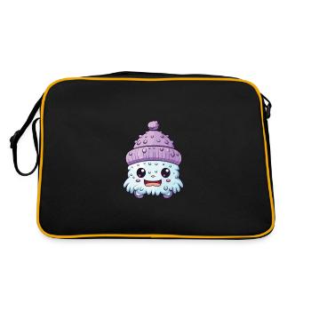 Winter Eskimo Comic Winterlich - Retro Bag - black/gold - Back