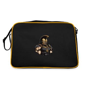 Spartan Gladiator Muscles Sparta 300 - Sac Retro - noir/or - Dos