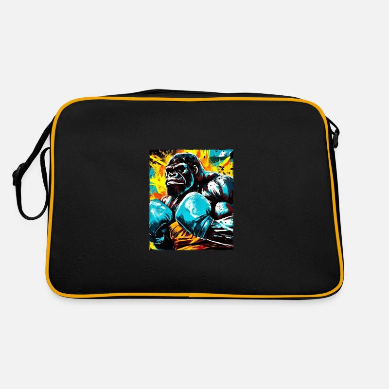 Gorilla Boxer Fighter Beast Retro Bag